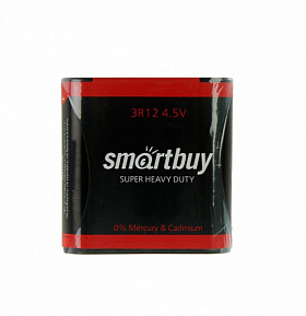 Батарейка солевая Smartbuy Super Heavy Duty 3R12-1S, 4,5В