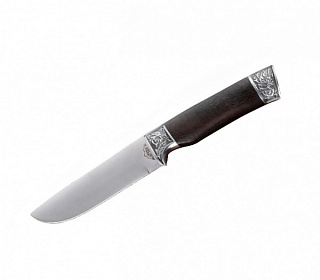 Нож охотничий Мастер К, деревянная рукоять, лезвие 12,5 см