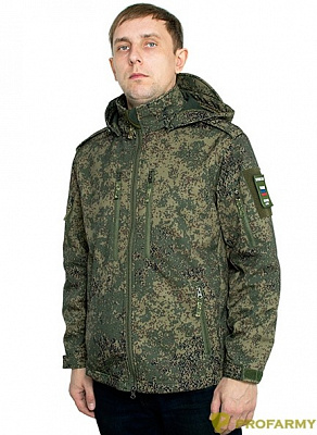 Куртка Mistral XPS18-5 Softshell зеленая цифра