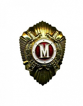 Знак металлический Классность рядовой состав МВД Мастер