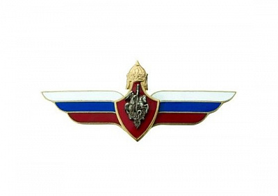 Значок металлический Должностной знак начальника управления (службы) Генерального штаба