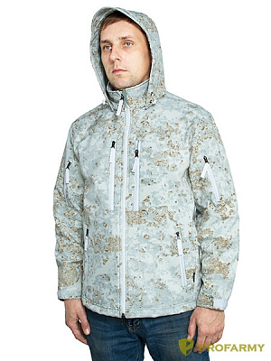 Куртка Mistral XPS79-5 Softshell PenCott Snowndrift
