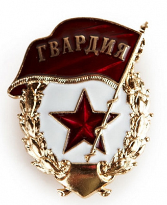 Значок металлический Гвардия (без СССР) 