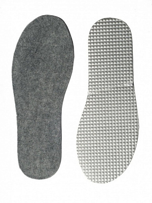 Стельки для обуви (ПП,фольга) 2-х слойные универсальный размер