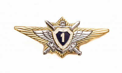 Знак металлический Классность офицерская ВС РФ 1 класс