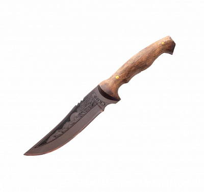 Нож туристический Скиф рукоять вощеный орех, сталь 40х13