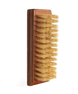Щетка для обуви деревянная натуральный волос