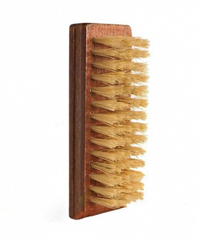Щетка для обуви деревянная натуральный волос